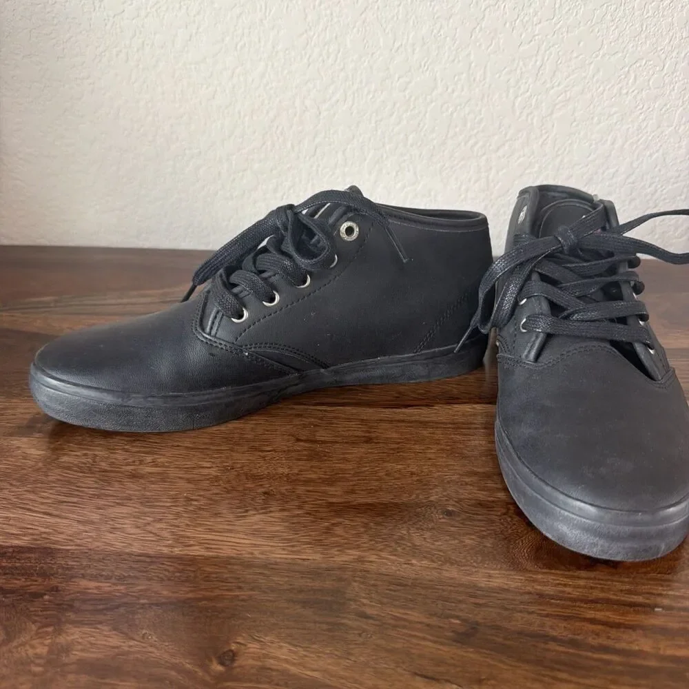 Mens Quicksilver Shore Break Mid Top Casual Shoes Size 7 Black, new